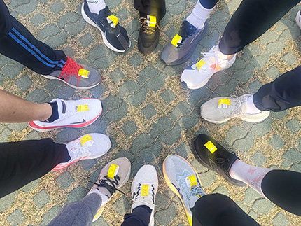 준비중인 모습, 대회출발선 이미지